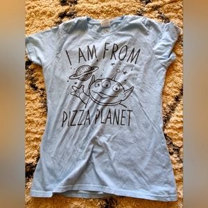 Toy story pizza planet shirt small womens pixar